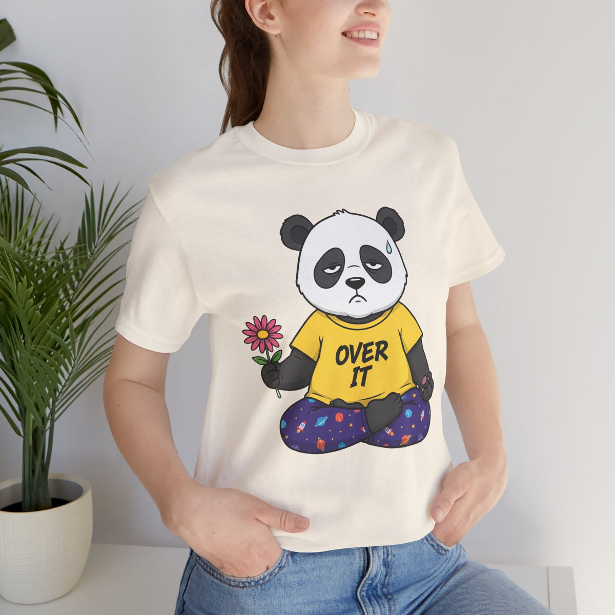 Over It Panda Tee — T‑Shirt for Women Who Need a Break