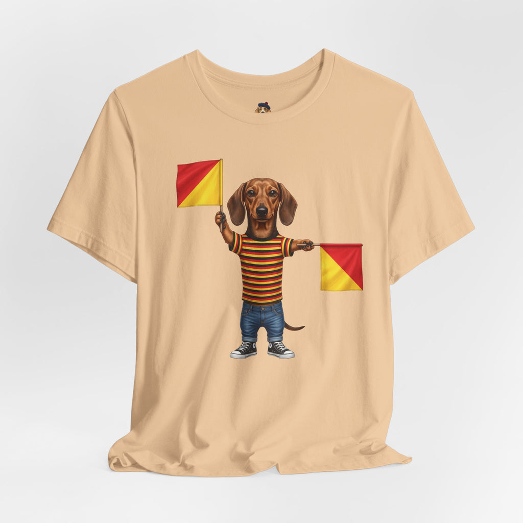 Letter J Dachshund Graphic Unisex Tee – Dispatches from Australia Collection