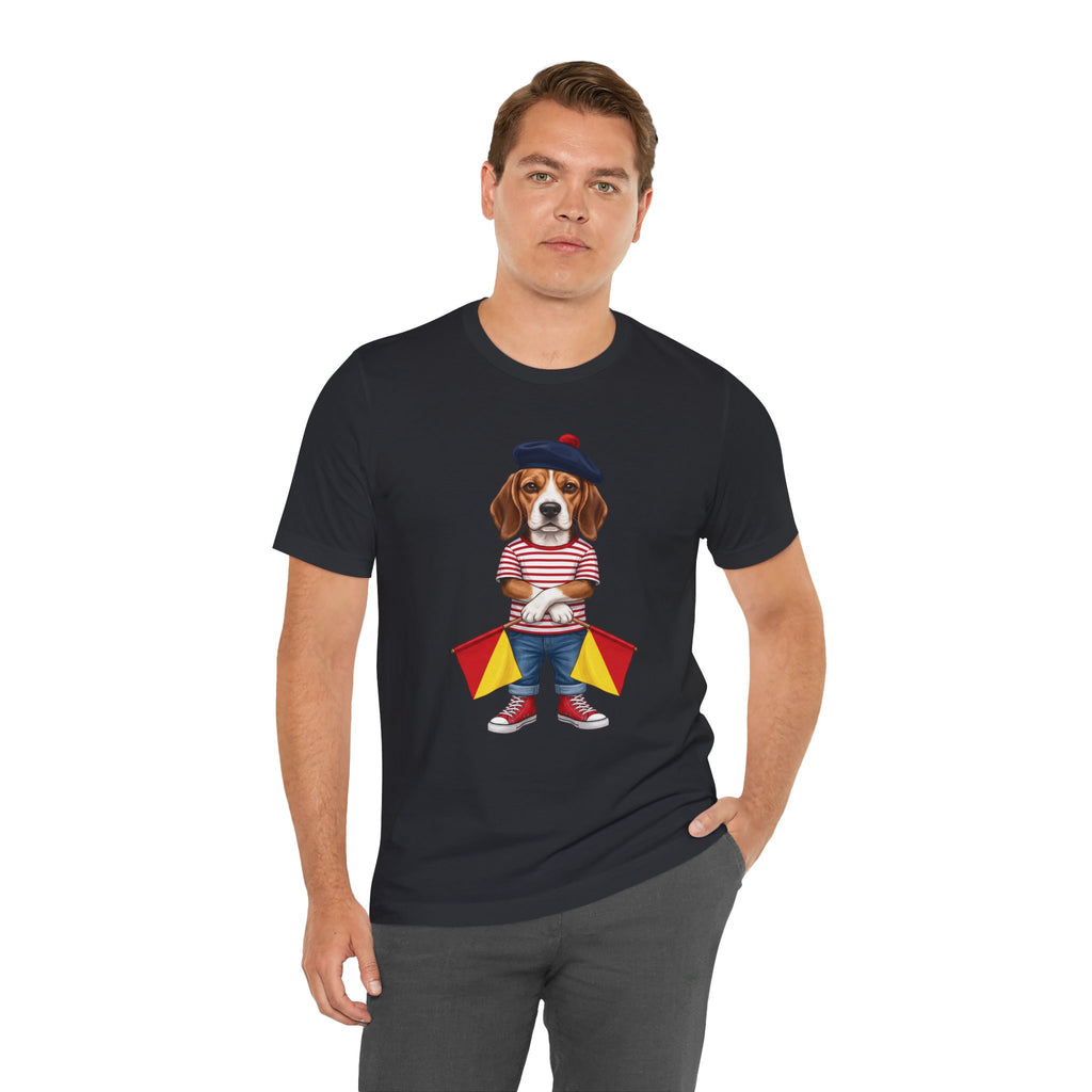The "End of Message" Beagle Tee | Wild Follies: Dispatches from Australia
