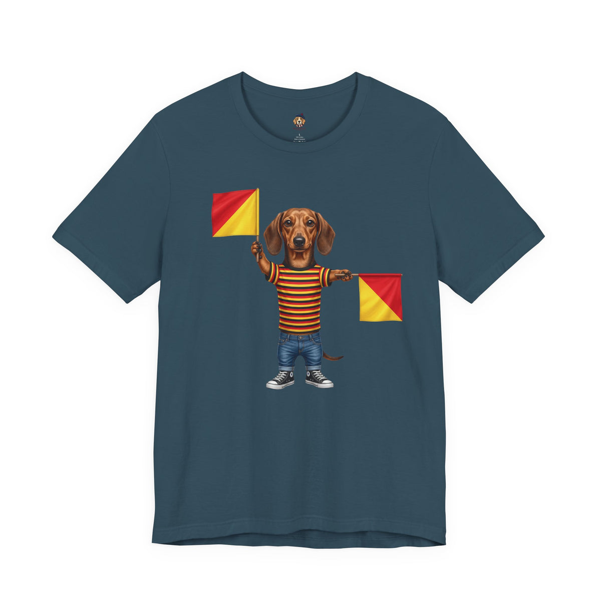 Letter J Dachshund Graphic Unisex Tee – Dispatches from Australia Collection