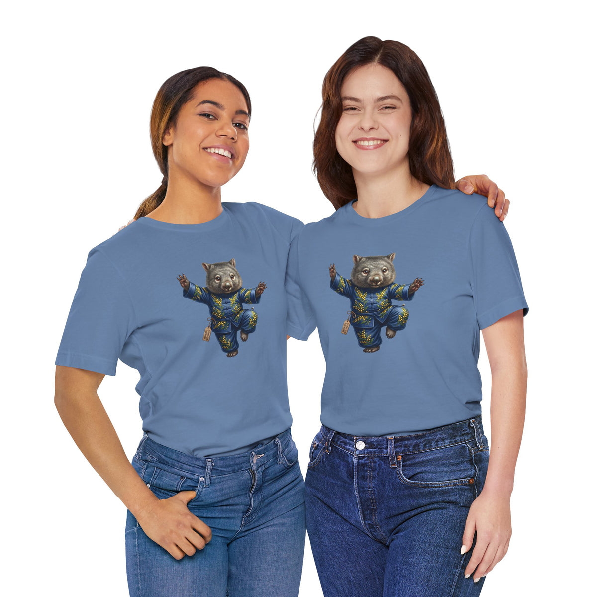 Golden Wattle & Zen-The Tai Chi Wombat of Queensland Tee
