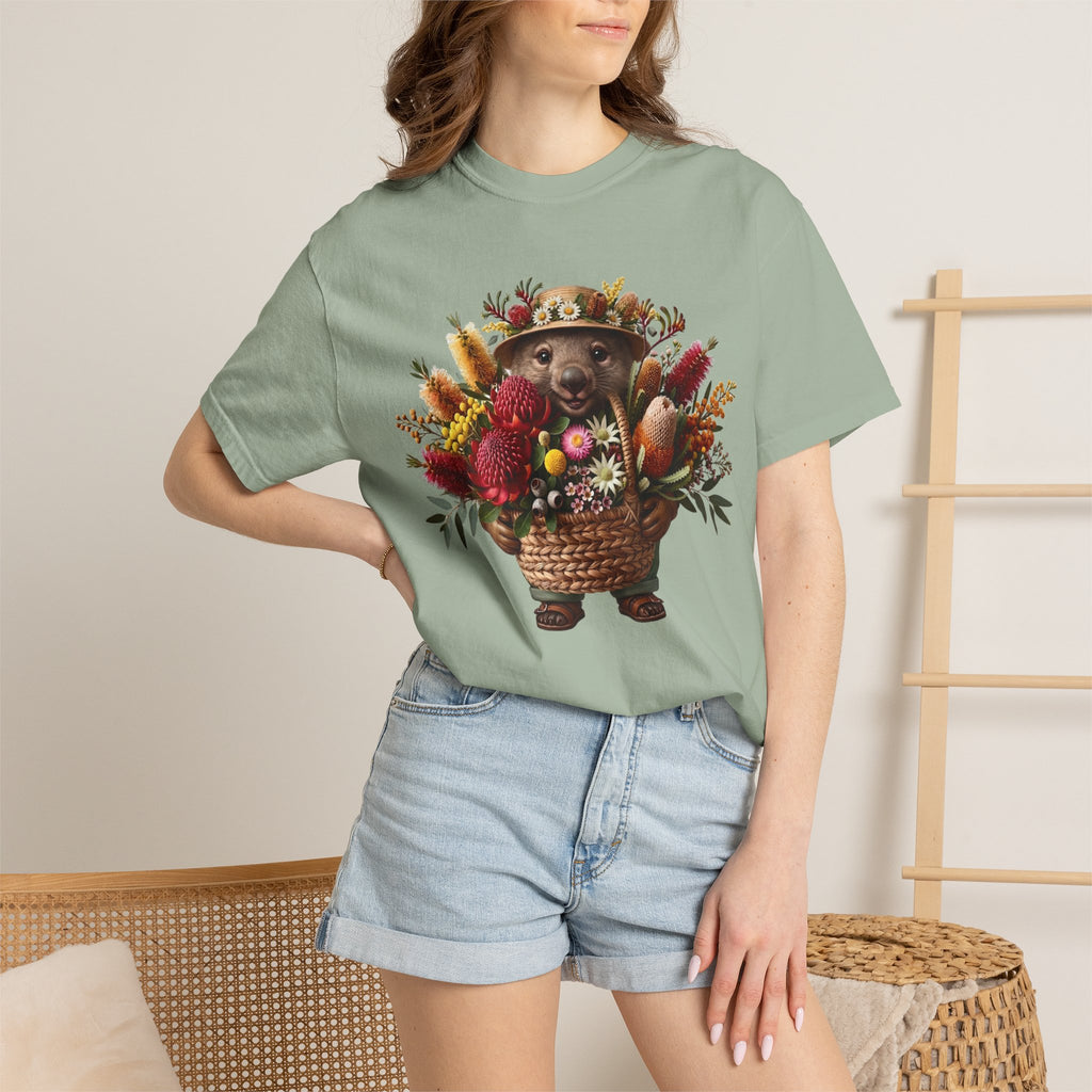 Blooms & Burrows - The Master Gardener Wombat Tee