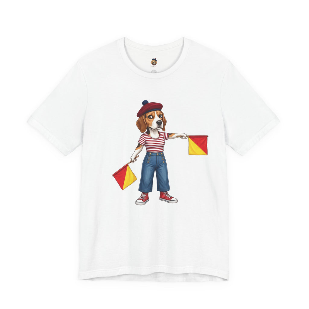 The Semaphore Beagle: Letter ‘M’ Graphic Tee | Wild Follies: Dispatches from Australia