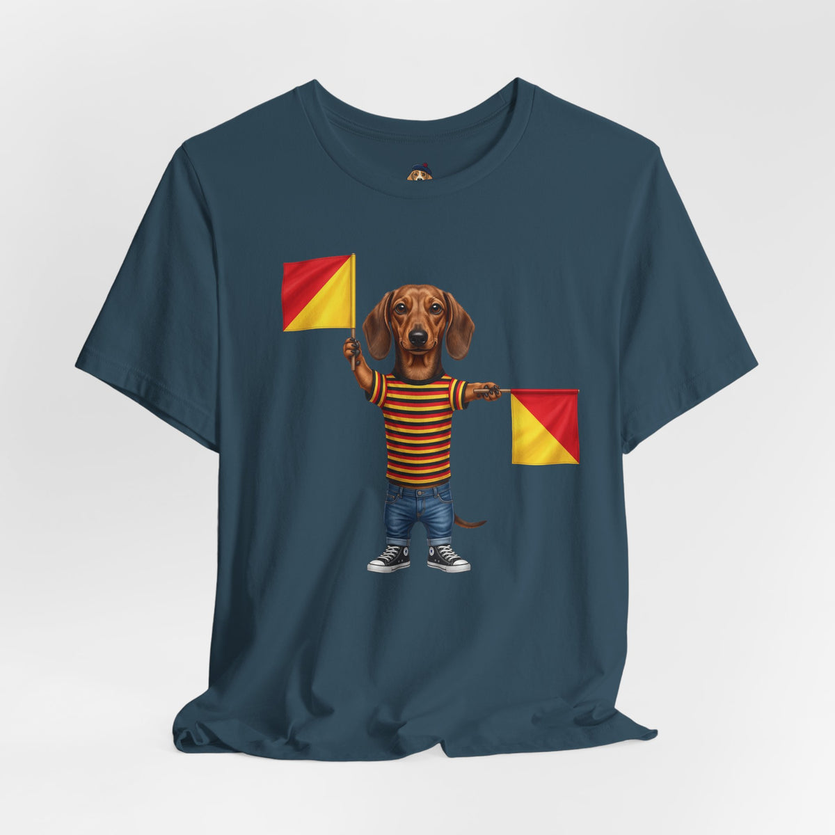 Letter J Dachshund Graphic Unisex Tee – Dispatches from Australia Collection
