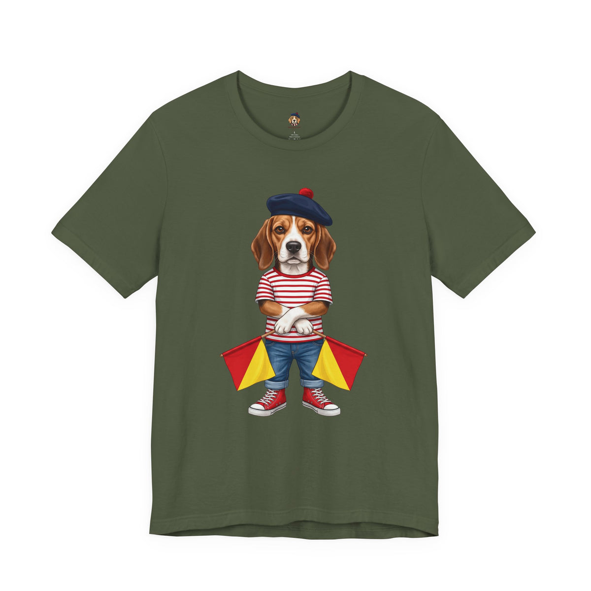 The "End of Message" Beagle Tee | Wild Follies: Dispatches from Australia