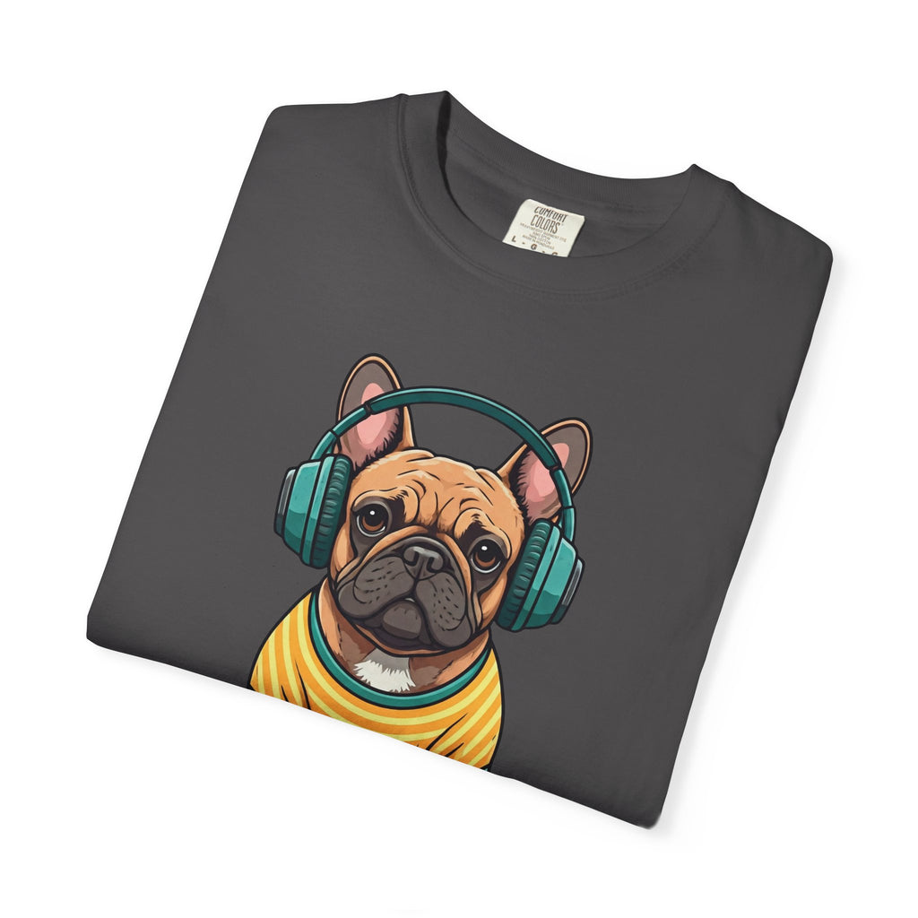 Unbothered Beats  - The Retro French Bulldog Tee