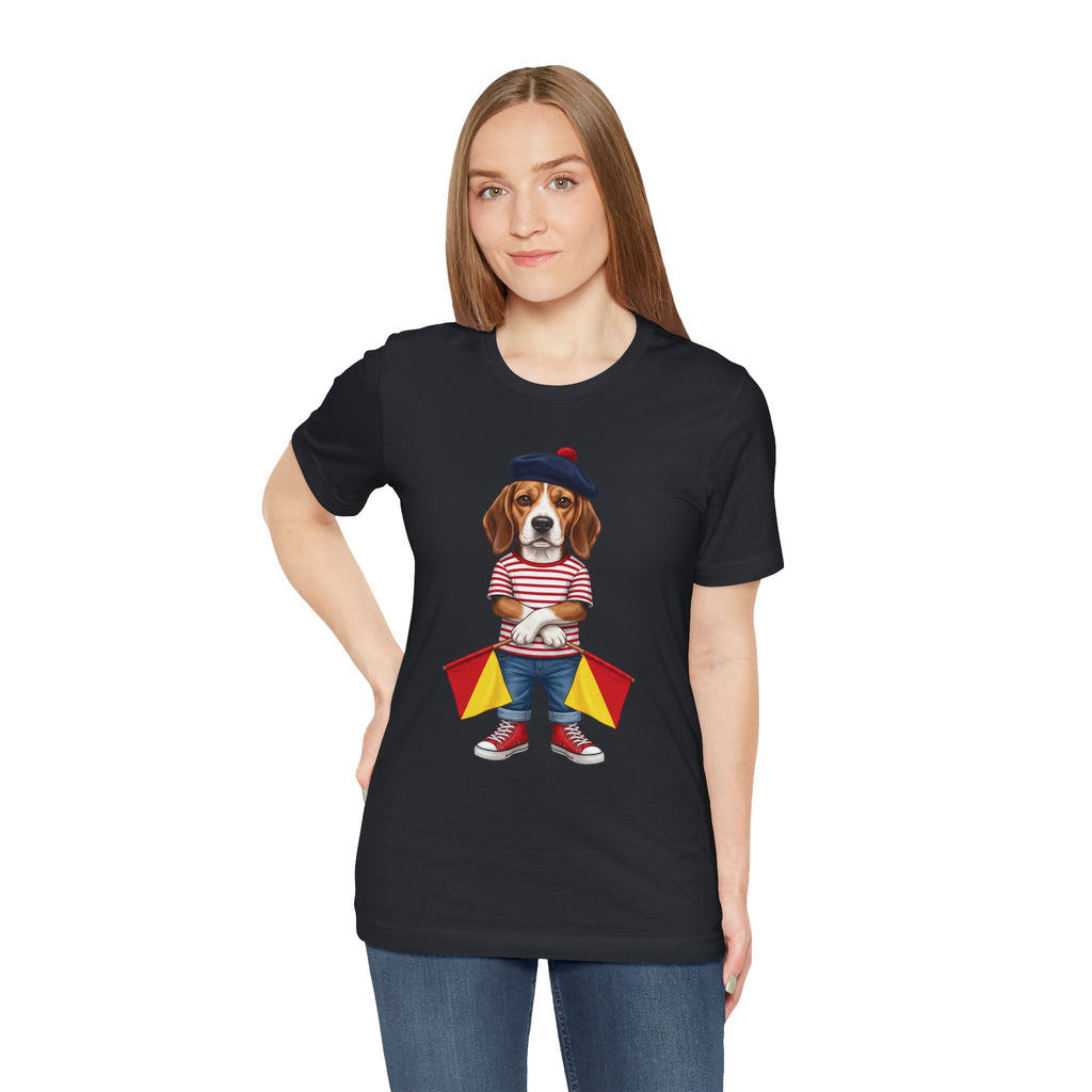 The "End of Message" Beagle Tee | Wild Follies: Dispatches from Australia