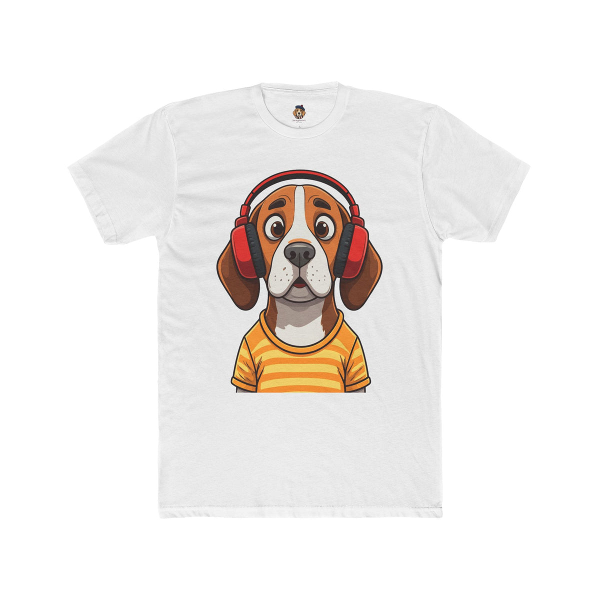 The Soundproof Hound: Startled Beagle Graphic T-Shirt