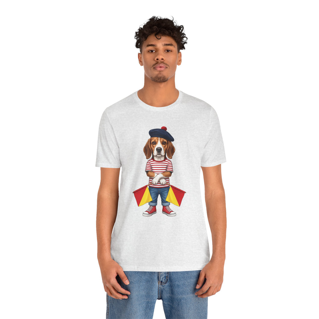 The "End of Message" Beagle Tee | Wild Follies: Dispatches from Australia