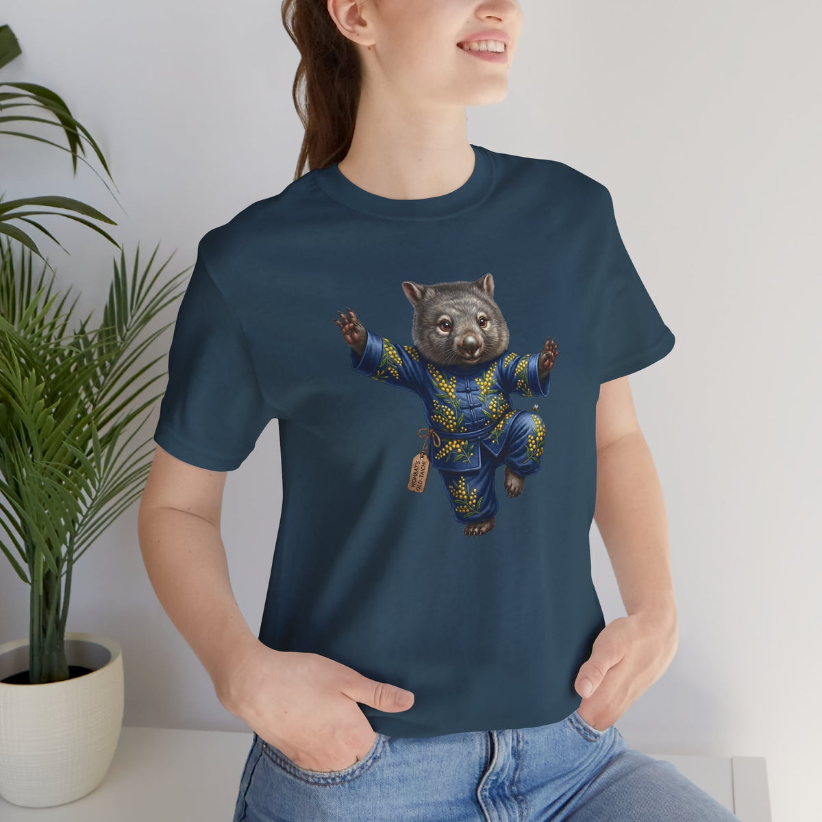 Golden Wattle & Zen-The Tai Chi Wombat of Queensland Tee