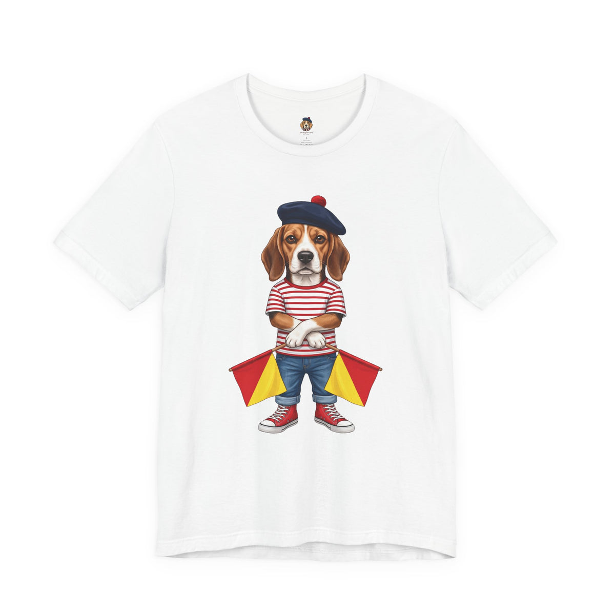 The "End of Message" Beagle Tee | Wild Follies: Dispatches from Australia