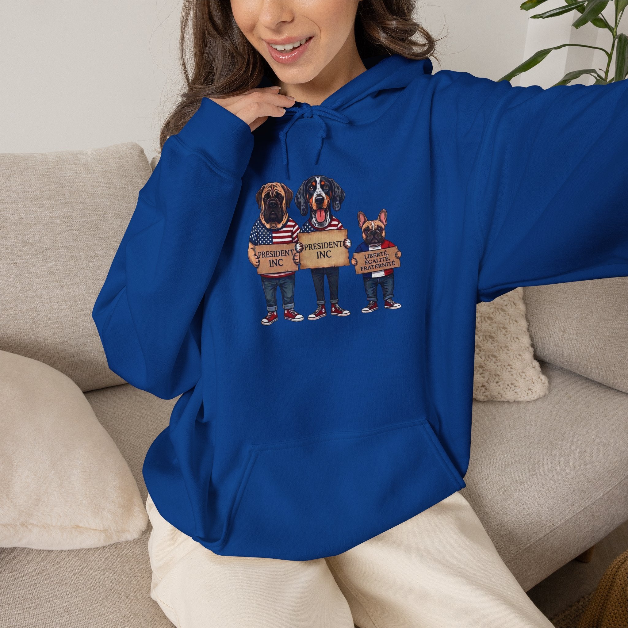 Patriotic Dog Hoodie