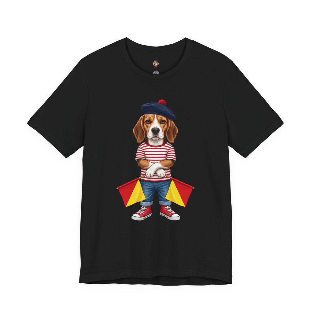 The "End of Message" Beagle Tee | Wild Follies: Dispatches from Australia