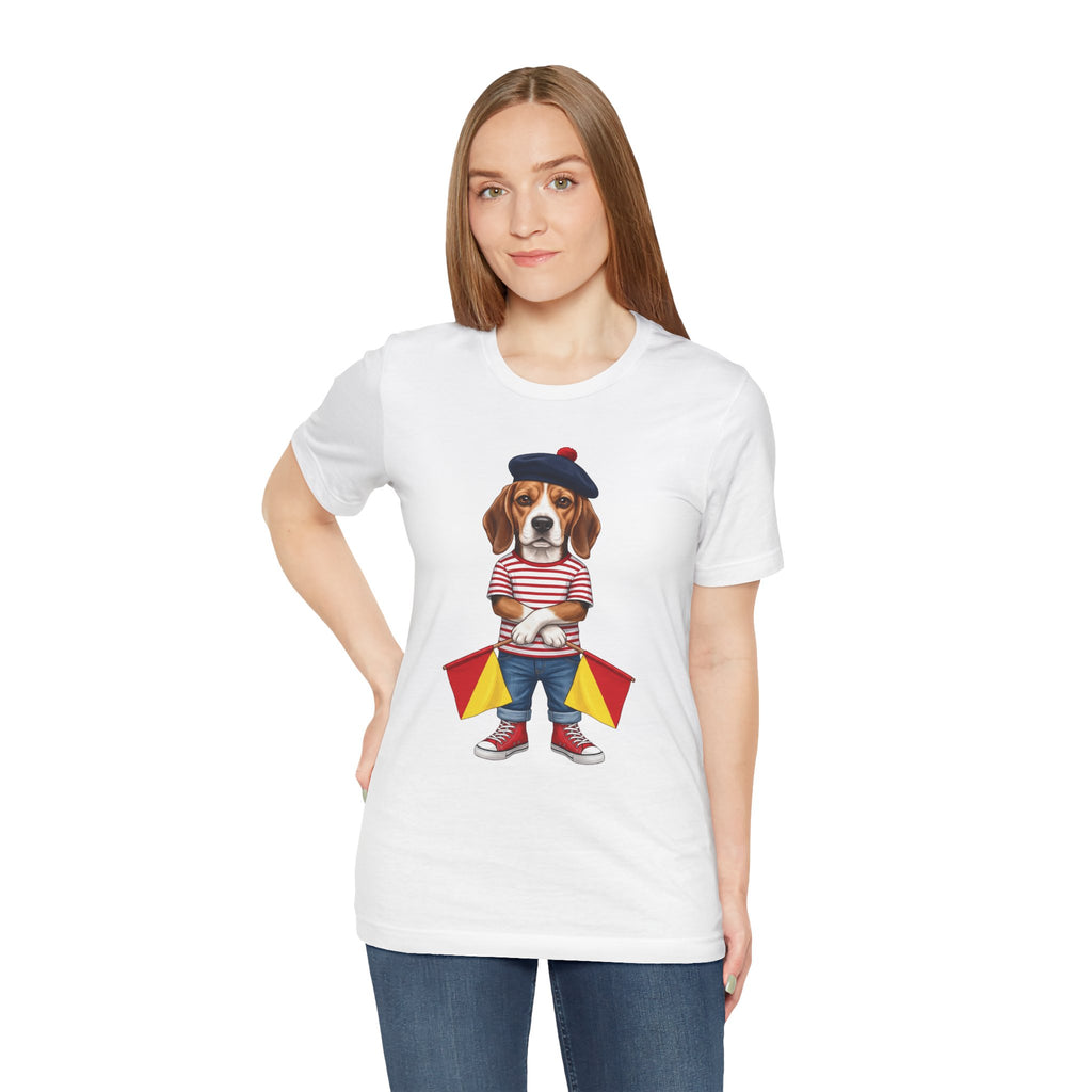 The "End of Message" Beagle Tee | Wild Follies: Dispatches from Australia