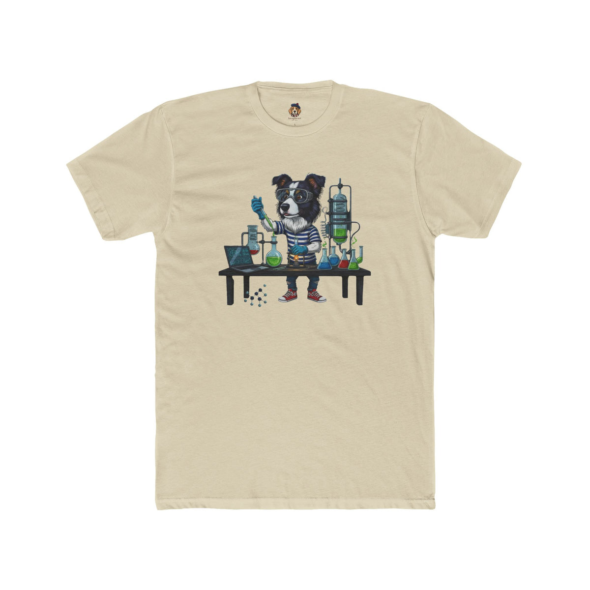 Pure Genius: The Border Collie Lab Scientist Tee