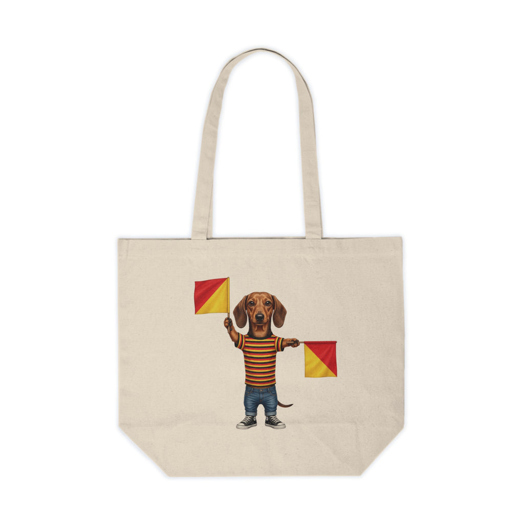 Letter J Dachshund Semaphore Tote – Dispatches from Australia Market Bag