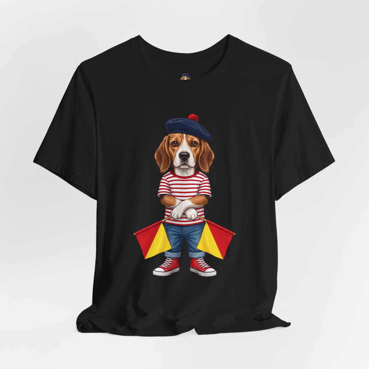 The "End of Message" Beagle Tee | Wild Follies: Dispatches from Australia