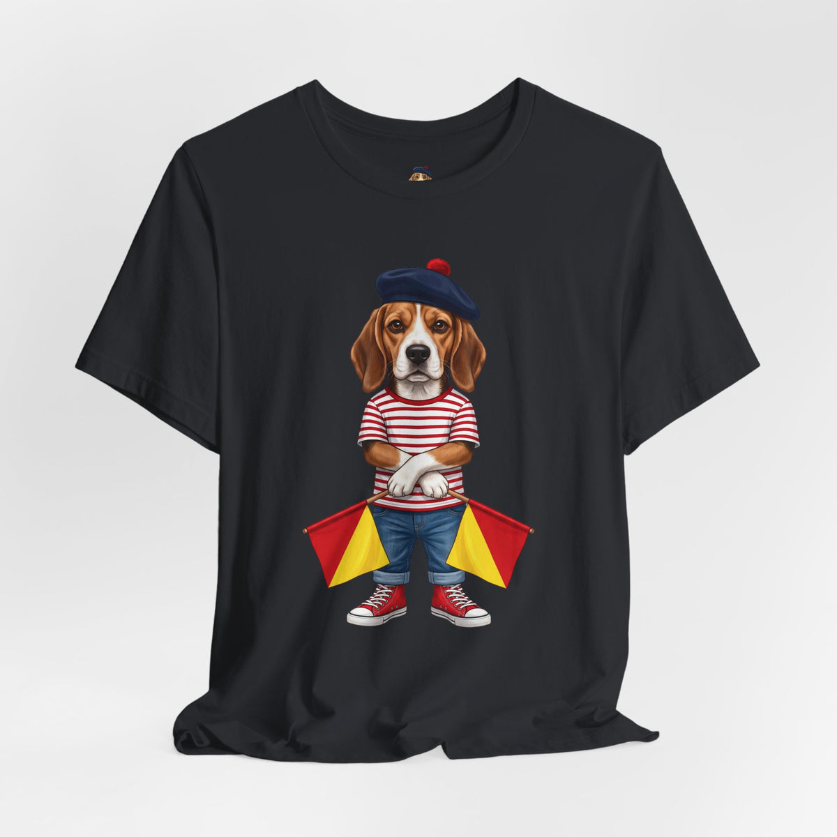 The "End of Message" Beagle Tee | Wild Follies: Dispatches from Australia