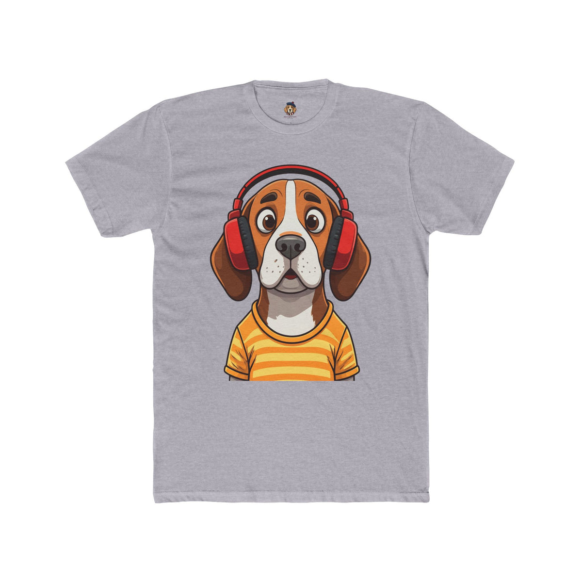 The Soundproof Hound: Startled Beagle Graphic T-Shirt