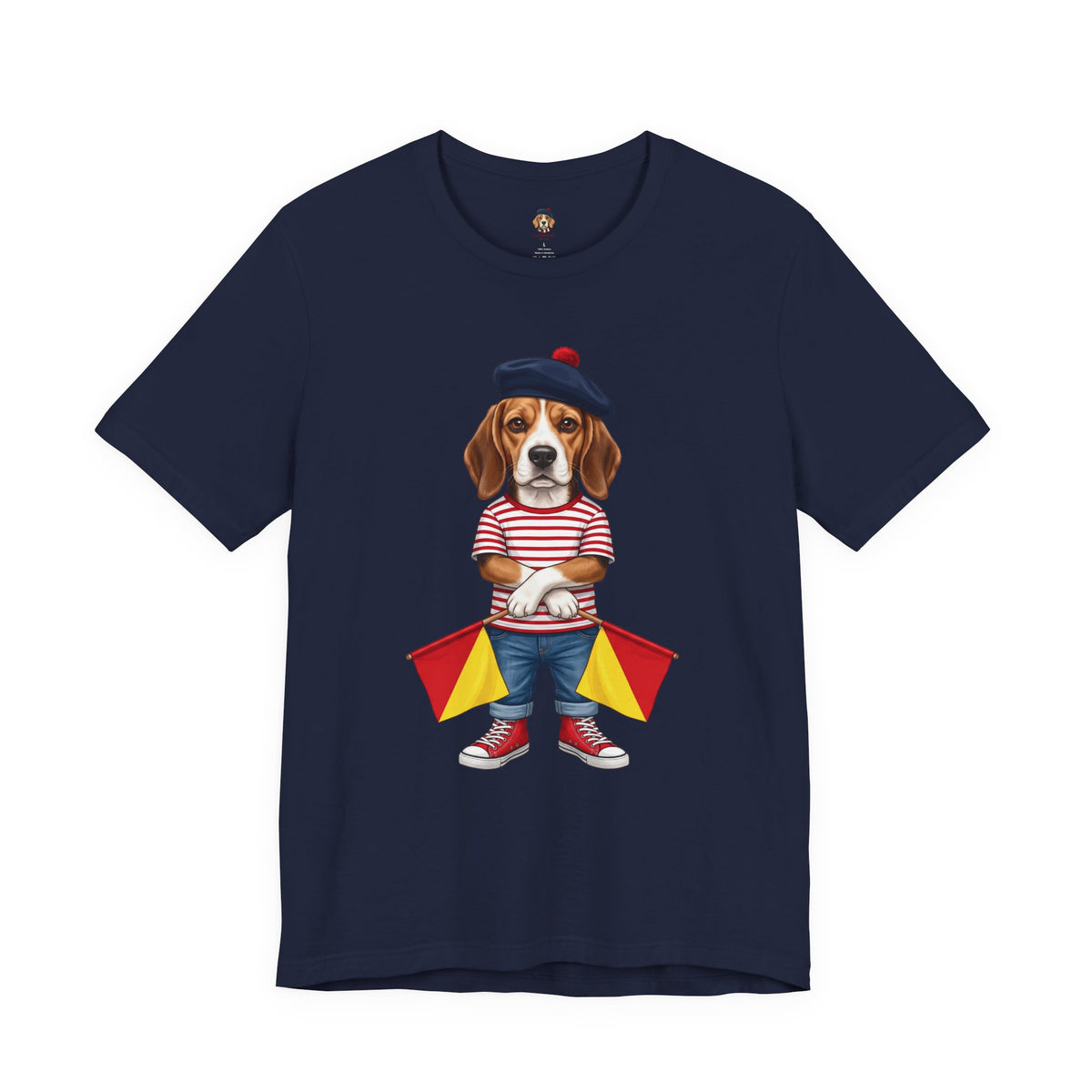 The "End of Message" Beagle Tee | Wild Follies: Dispatches from Australia