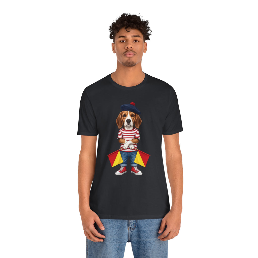 The "End of Message" Beagle Tee | Wild Follies: Dispatches from Australia