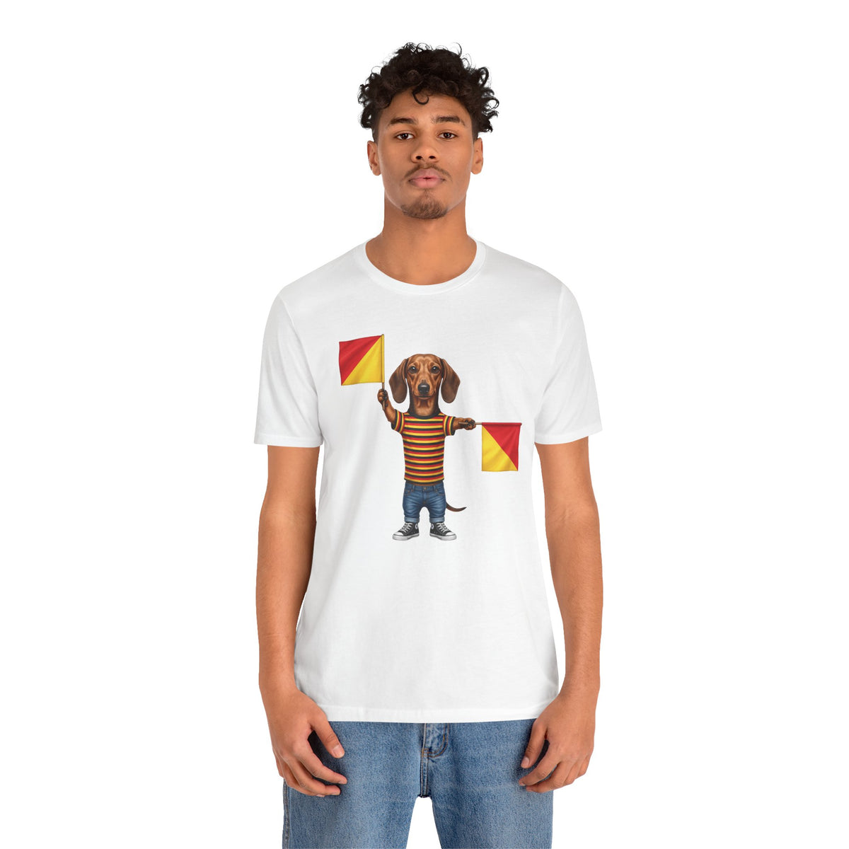 Letter J Dachshund Graphic Unisex Tee – Dispatches from Australia Collection