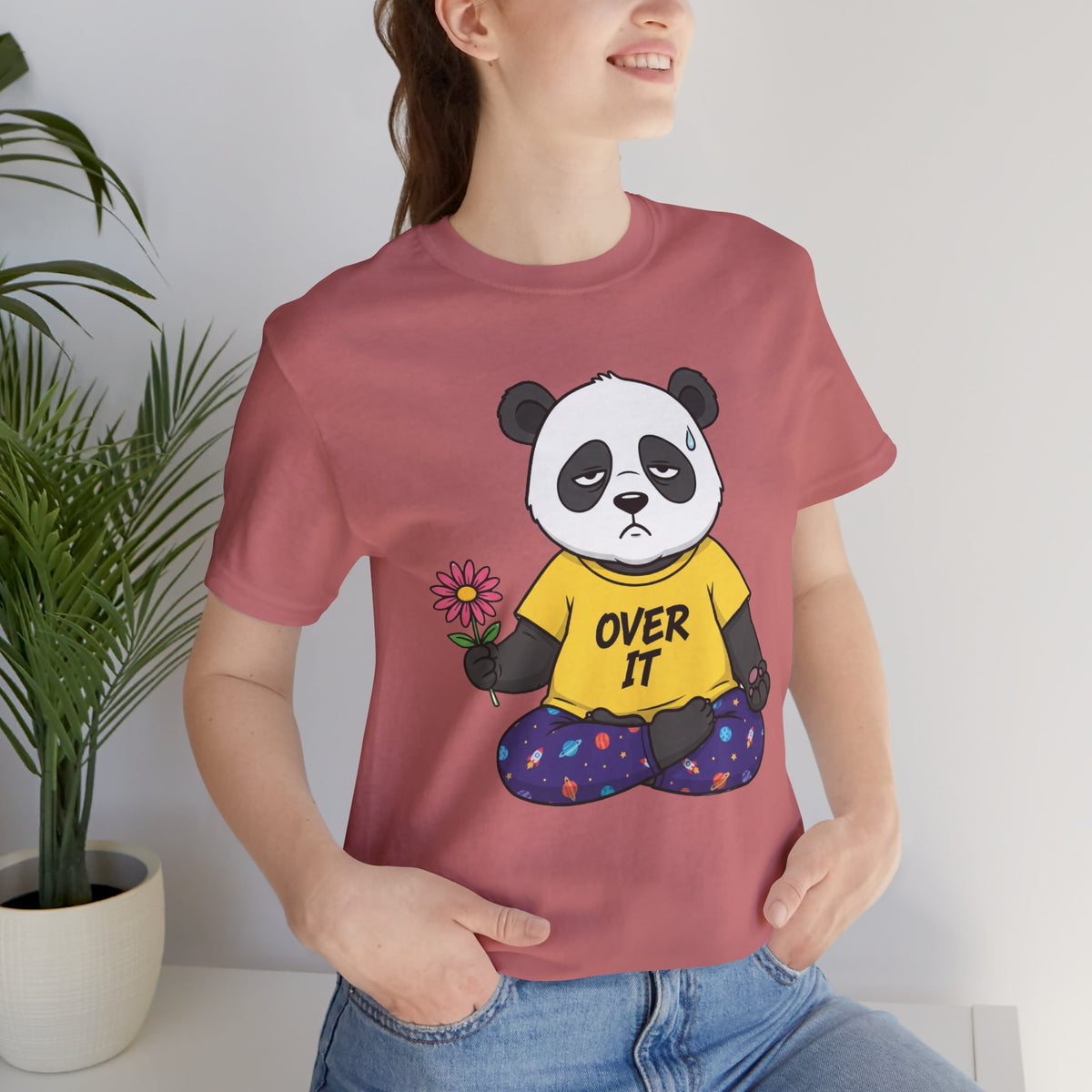 Over It Panda Tee — T‑Shirt for Women Who Need a Break