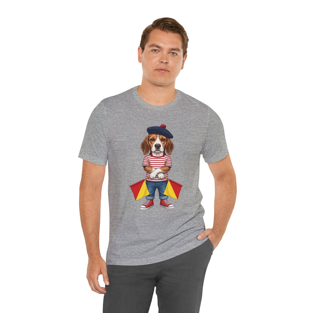 The "End of Message" Beagle Tee | Wild Follies: Dispatches from Australia