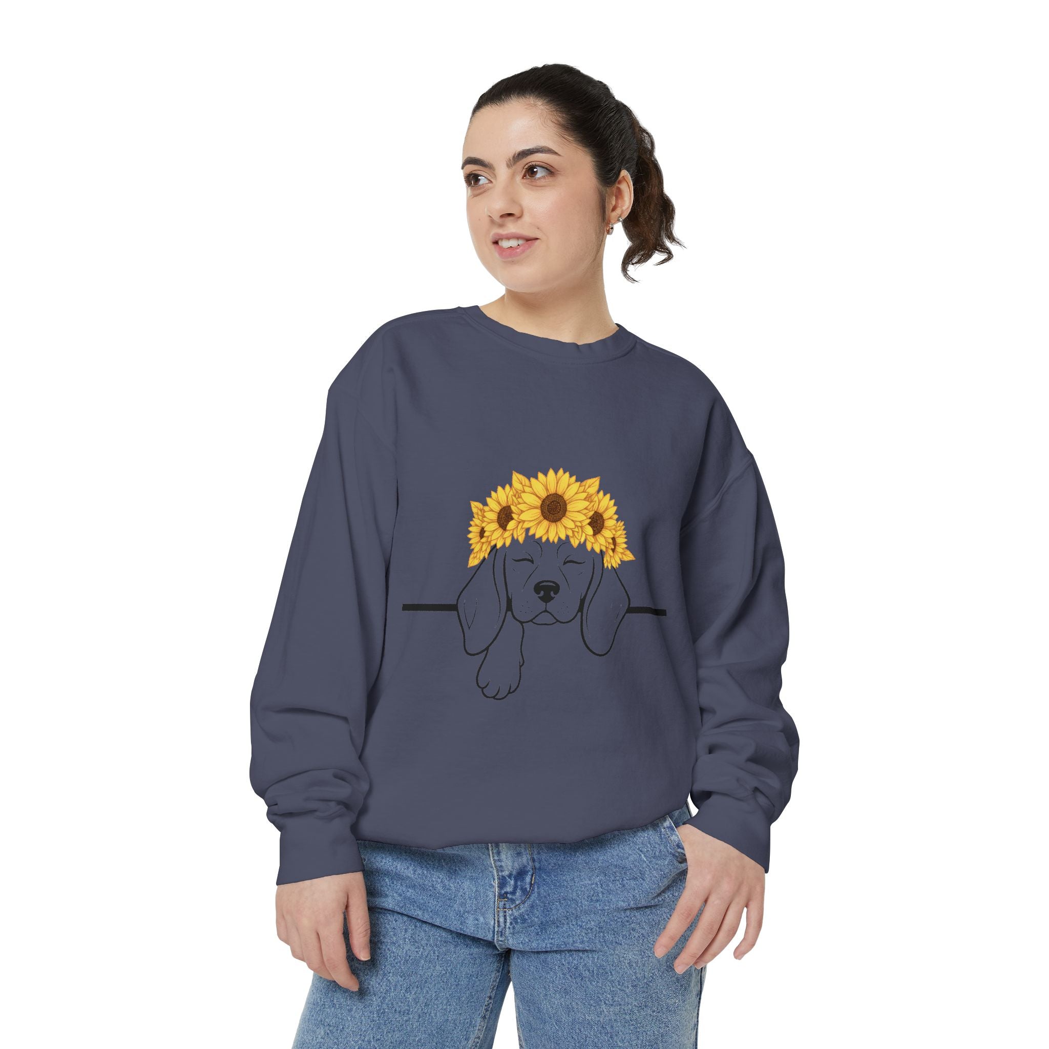 Sunflower Pup — Beagle Freedom & Hope Sweatshirt