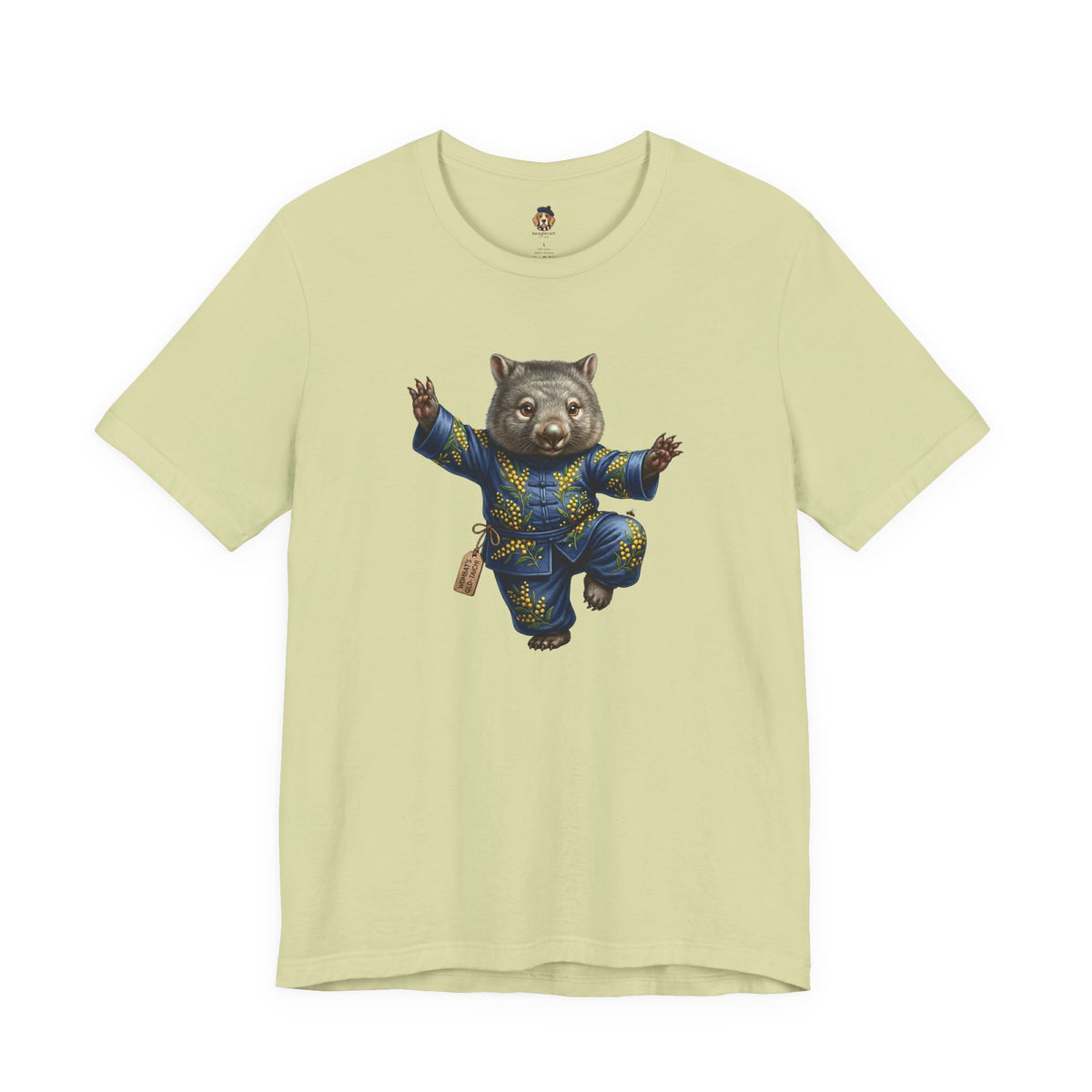 Golden Wattle & Zen-The Tai Chi Wombat of Queensland Tee