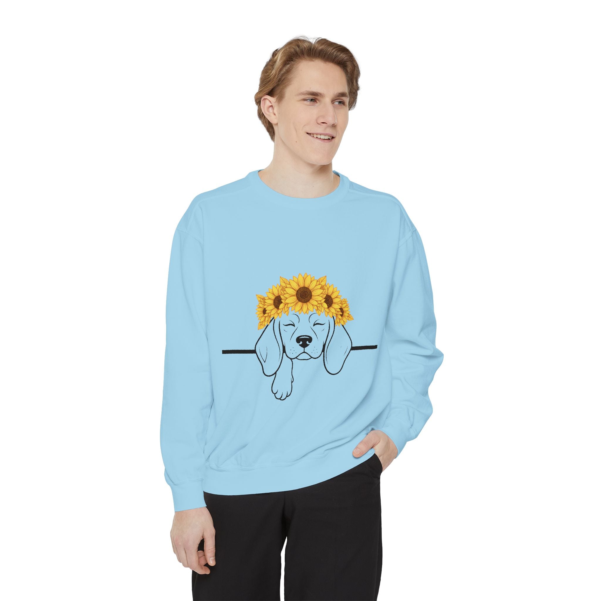 Sunflower Pup — Beagle Freedom & Hope Sweatshirt