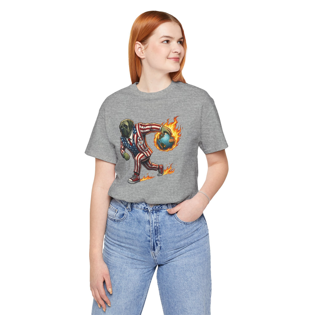 World's Not a Bowling Ball — Uncle Sam's Game Tee