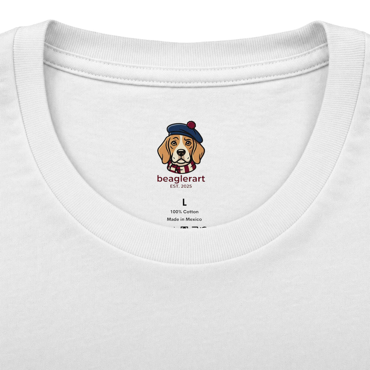 The Soundproof Hound: Startled Beagle Graphic T-Shirt