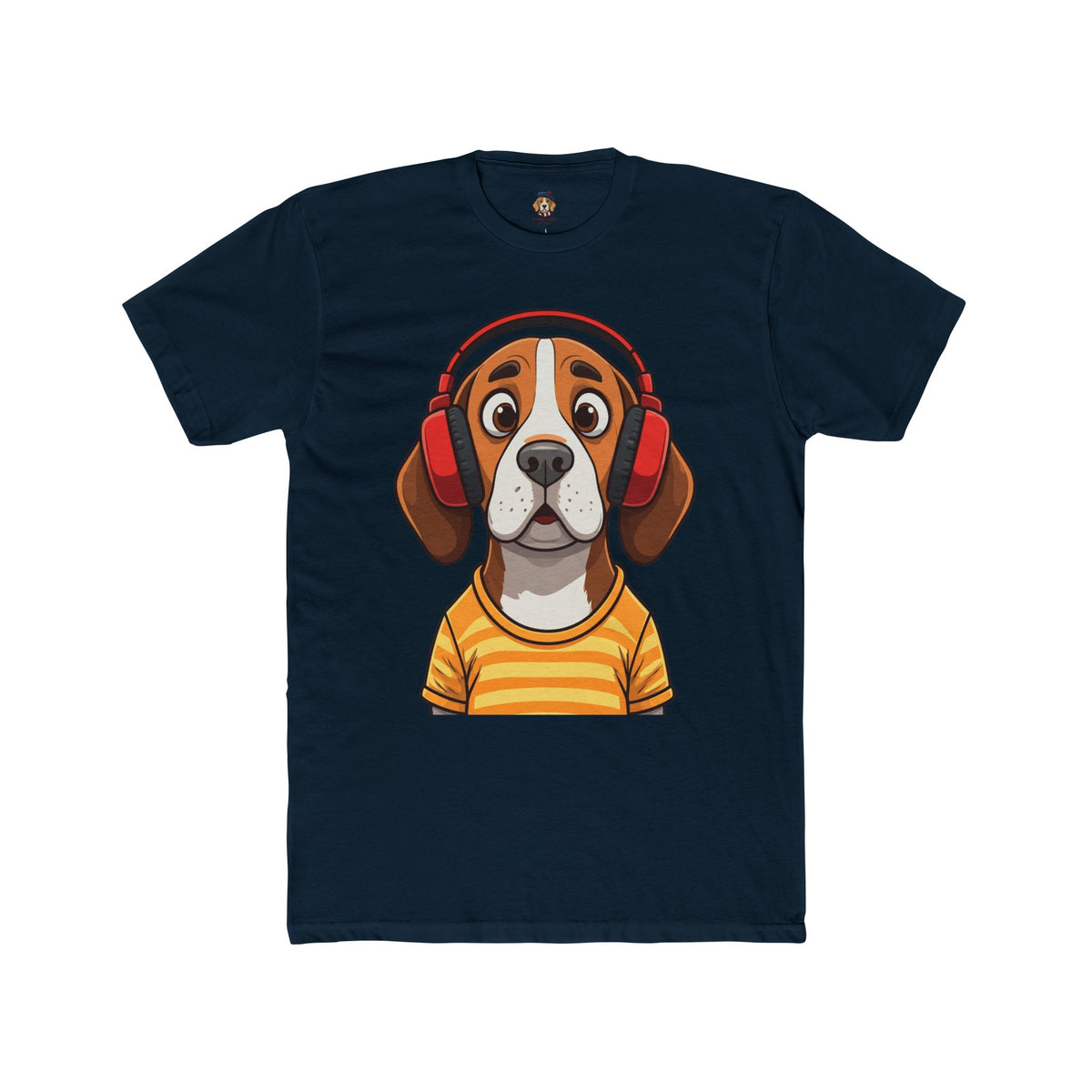 The Soundproof Hound: Startled Beagle Graphic T-Shirt