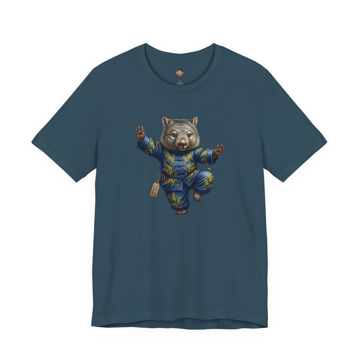 Golden Wattle & Zen-The Tai Chi Wombat of Queensland Tee