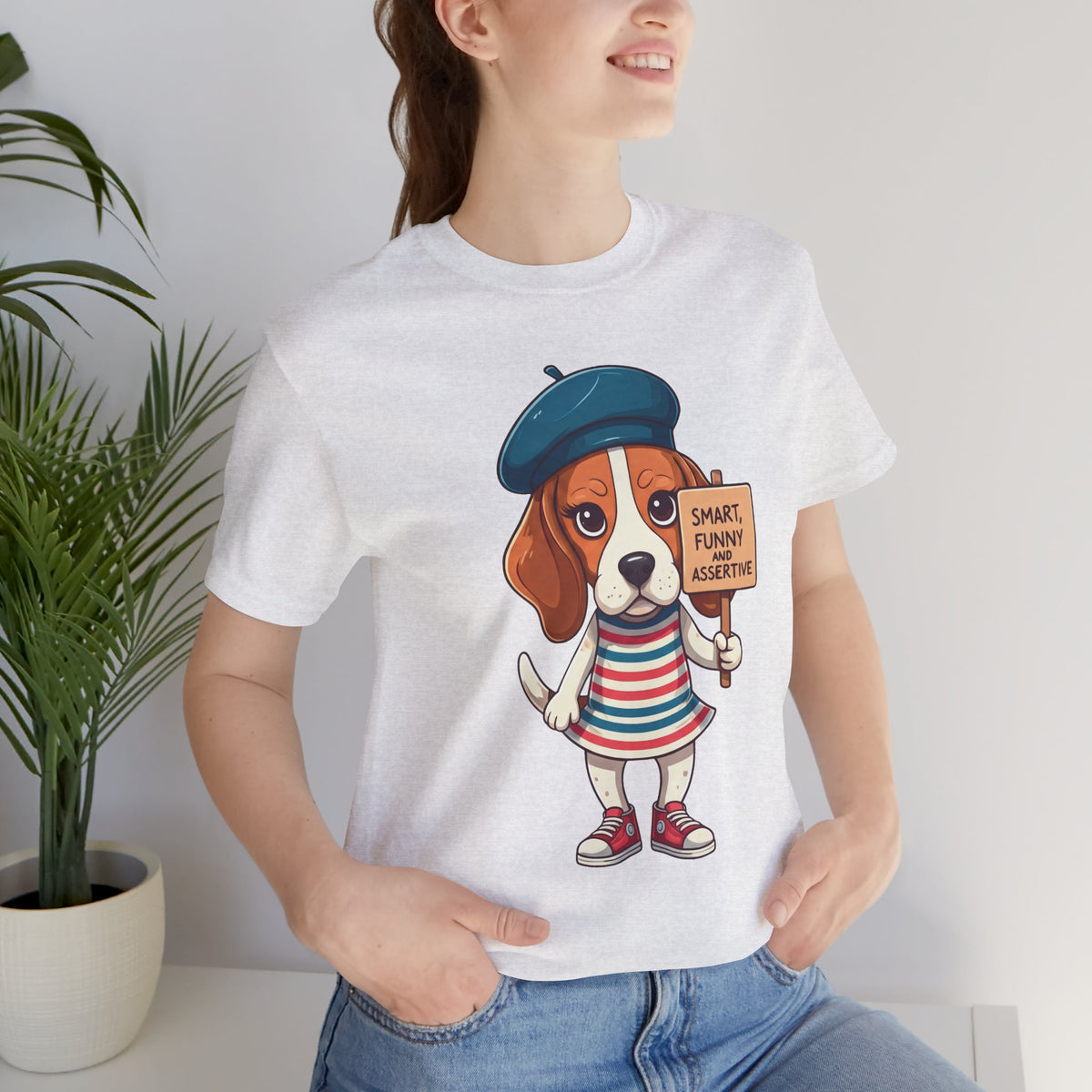 Too Loud, Too Smart, Too Bad – The Assertive Beagle Unisex T-Shirt