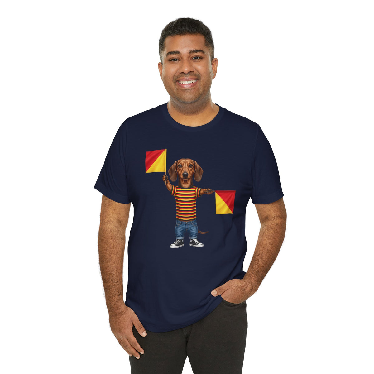 Letter J Dachshund Graphic Unisex Tee – Dispatches from Australia Collection