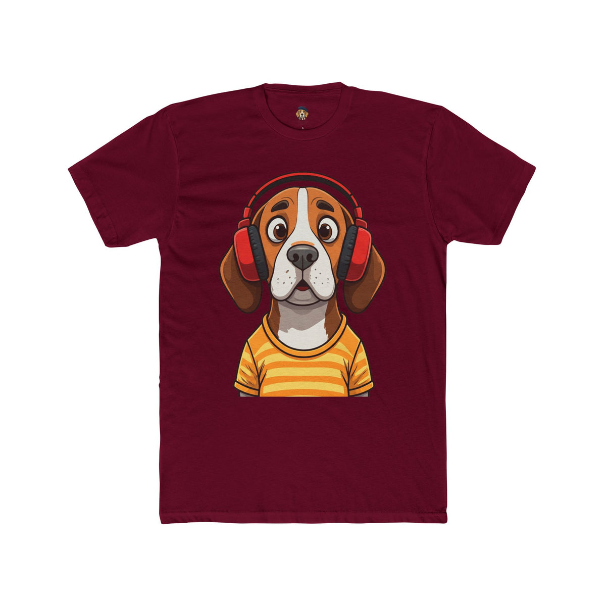 The Soundproof Hound: Startled Beagle Graphic T-Shirt