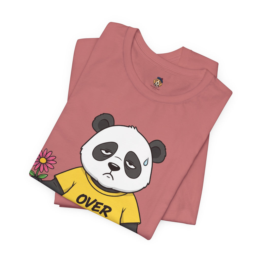 Over It Panda Tee — T‑Shirt for Women Who Need a Break