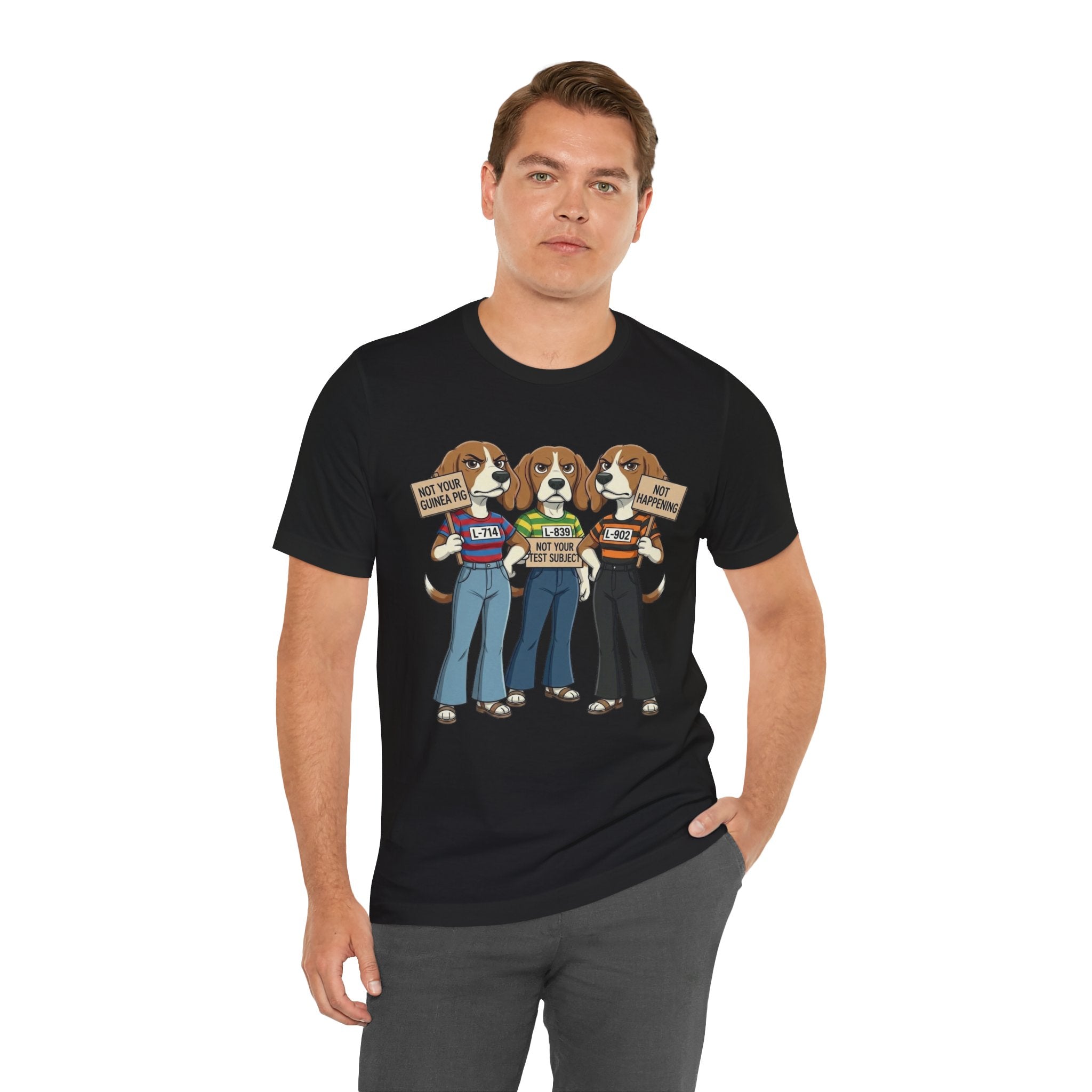 Not Your Test Subject — Beagle Freedom Protest Tee