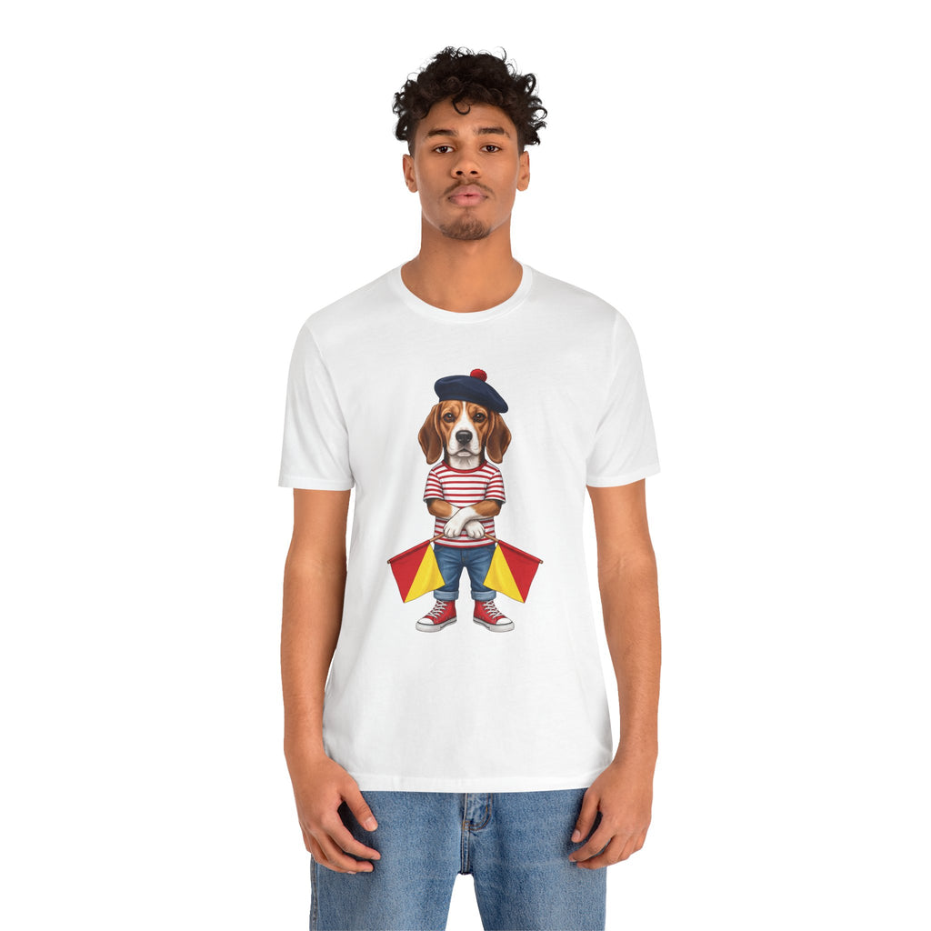 The "End of Message" Beagle Tee | Wild Follies: Dispatches from Australia