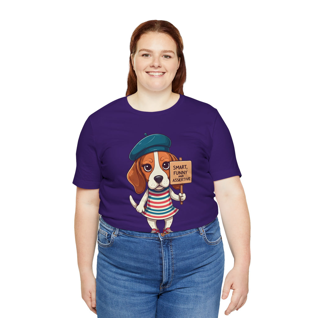 Too Loud, Too Smart, Too Bad – The Assertive Beagle Unisex T-Shirt