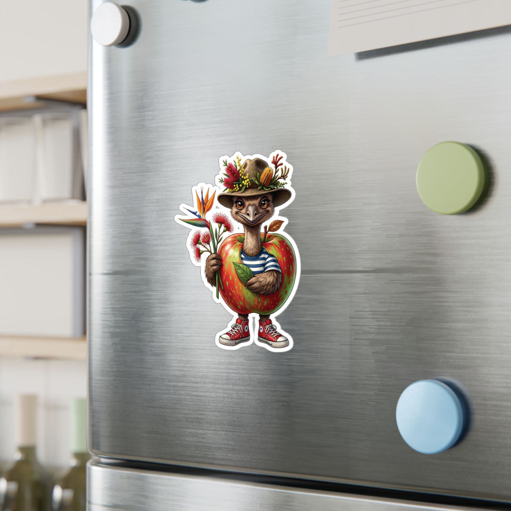 She’ll Be Apples - Aussie Emu Kiss-Cut Vinyl Sticker