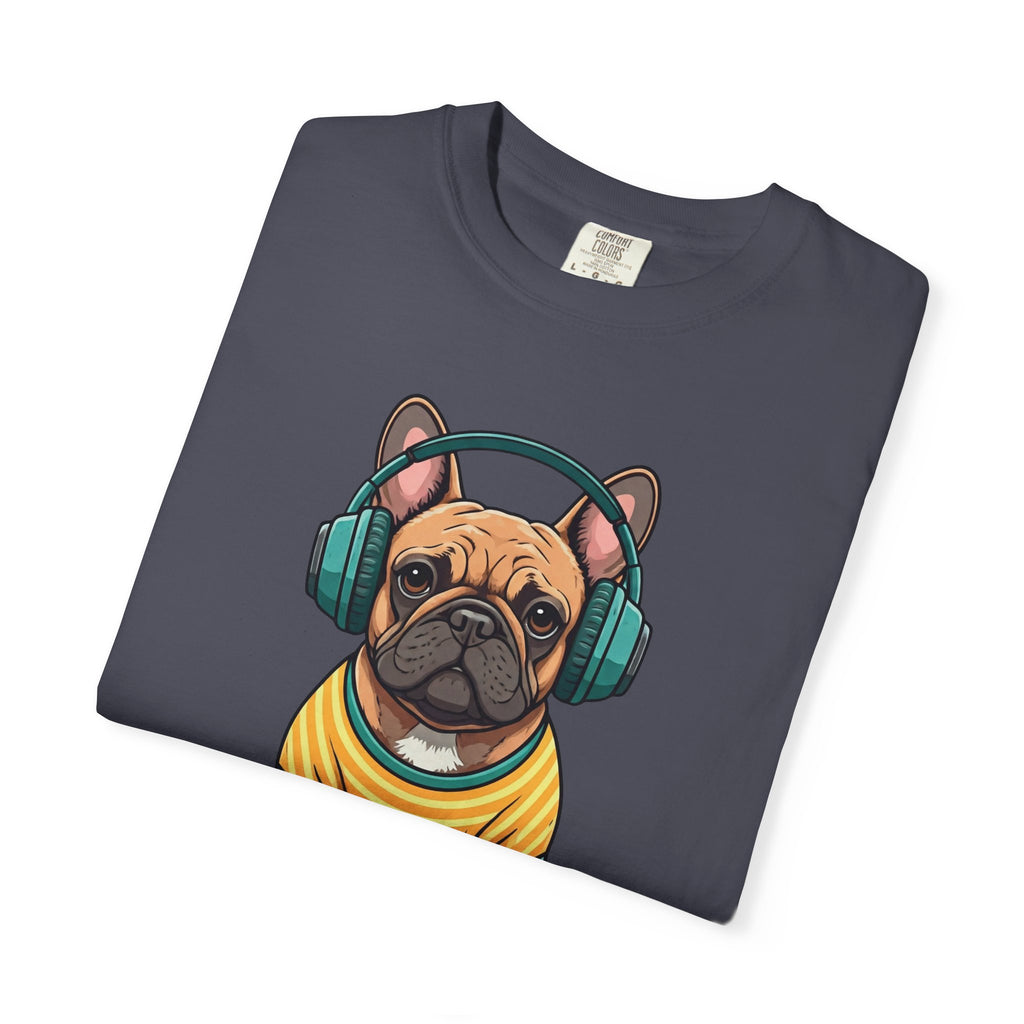 Unbothered Beats  - The Retro French Bulldog Tee