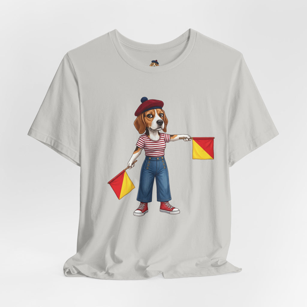 The Semaphore Beagle: Letter ‘M’ Graphic Tee | Wild Follies: Dispatches from Australia
