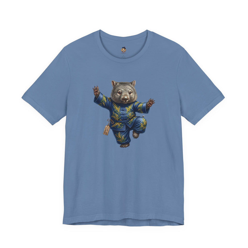 Golden Wattle & Zen-The Tai Chi Wombat of Queensland Tee