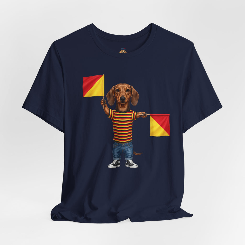 Letter J Dachshund Graphic Unisex Tee – Dispatches from Australia Collection