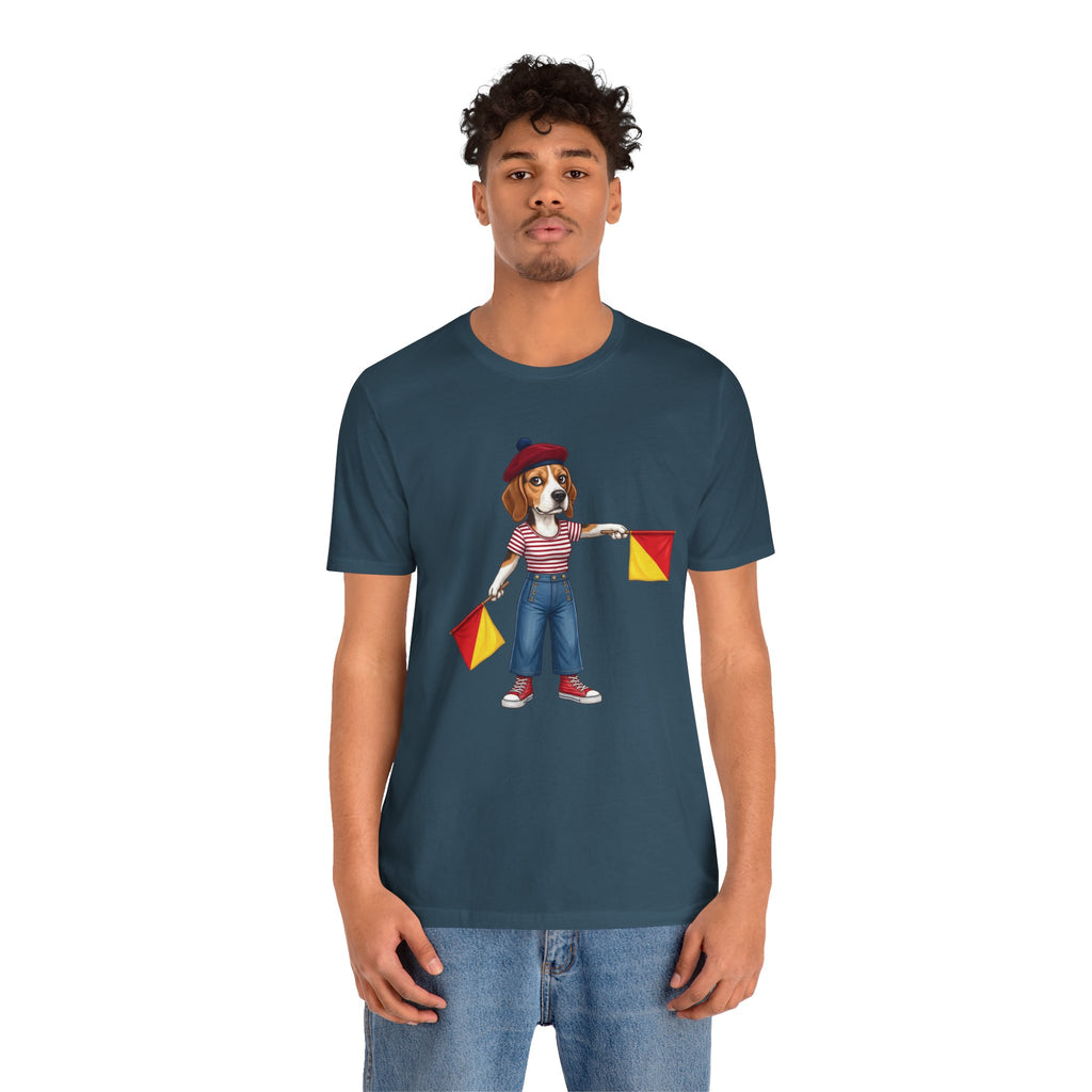 The Semaphore Beagle: Letter ‘M’ Graphic Tee | Wild Follies: Dispatches from Australia