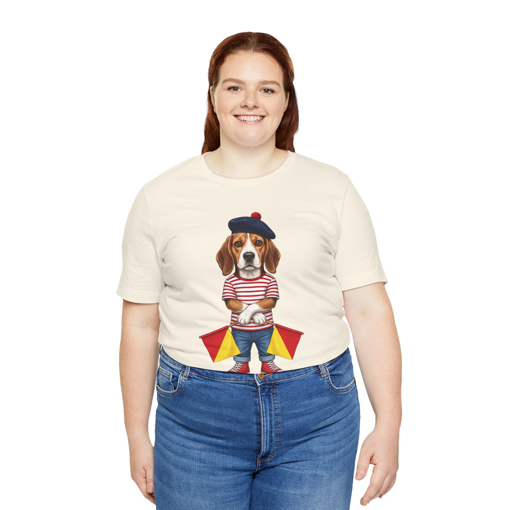 The "End of Message" Beagle Tee | Wild Follies: Dispatches from Australia