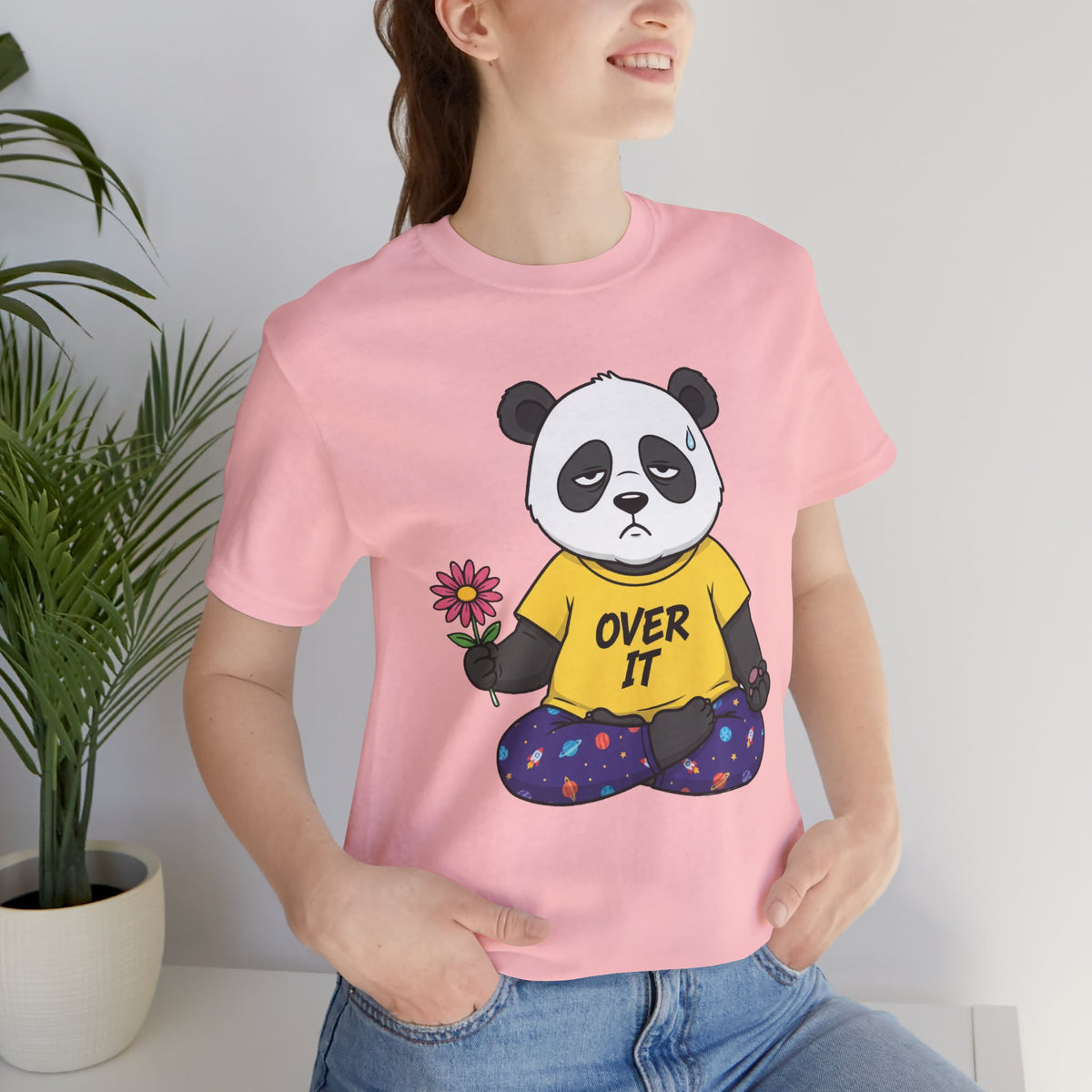 Over It Panda Tee — T‑Shirt for Women Who Need a Break